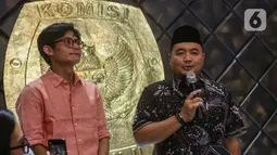 KPU resmi menunjuk Komisioner KPU Mochammad Afifuddin sebagai pelaksana tugas (Plt) Ketua KPU. (Liputan6.com/Angga Yuniar