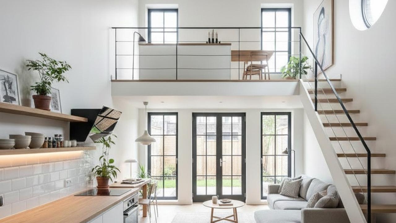 Desain Interior Rumah Minimalis dengan Mezzanine