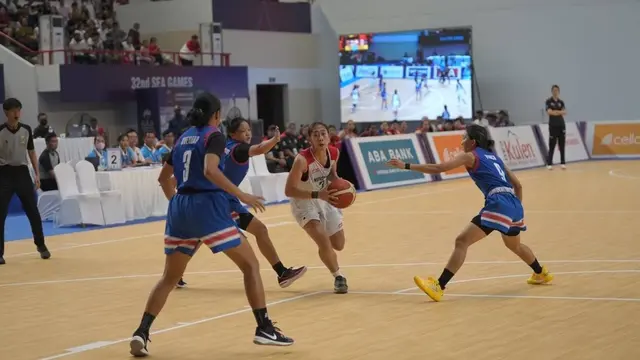 Indonesia Vs Kamboja di basket putri SEA Games 2023