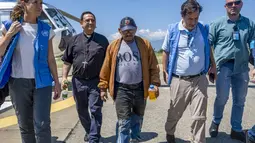 Ayah dari penyerang Liverpool kelahiran Kolombia, Luis Diaz, dilaporkan telah dibebaskan "pemberontak sayap kiri" yang menculiknya hampir dua pekan. (Esteban VANEGAS / United Nations Verification Mission in Colombia / AFP)