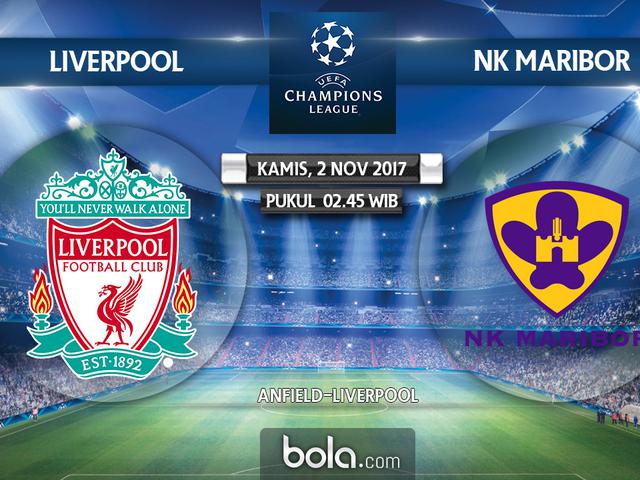 Susunan Pemain Liverpool Vs Nk Maribor Dunia Bola Com