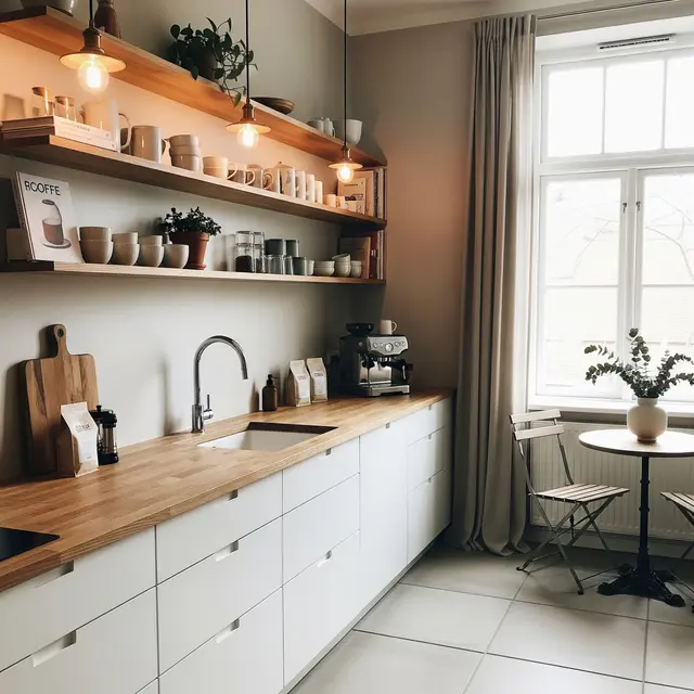 Model Dapur Minimalis Ala Cafe (Gemini AI)