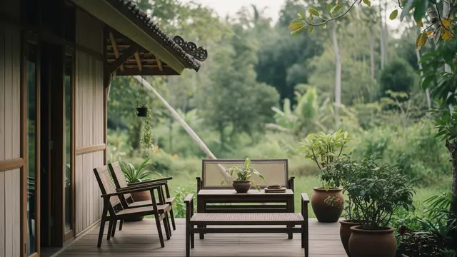 Konsep Teras Terbuka yang Nyaman