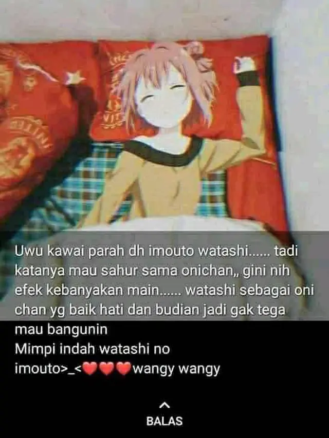 6 Status WhatsApp Pencinta Anime Ini Halu Banget, Bikin Geleng Kepala