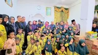 Ketua Kamar TUN MA Motivasi Santri Meraih Mimpi saat Aksi Berbagi