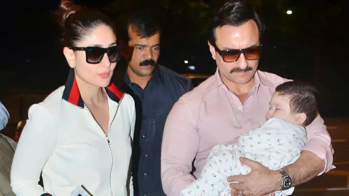 Saif Ali Khan, Kareena Kapoor dan Taimur
