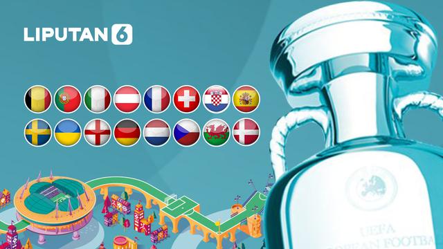 Banner Babak 16 Besar Euro 2020