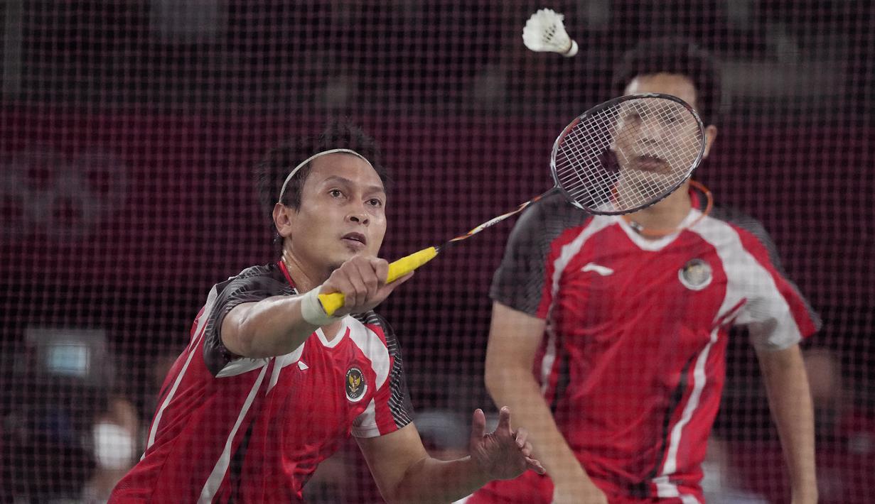 Mohammad Ahsan. Selain mendapat julukan The Daddies bersama pasangan ganda putranya, Hendra Setiawan, ia juga akrab dipanggil "Babah" sebagai pemberian para fans yang awalnya adalah panggilan akrab dari para anak-anaknya. (AP/Dita Alangkara)