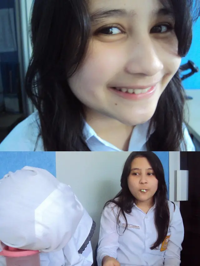 Prilly Bareng Sahabat SMP