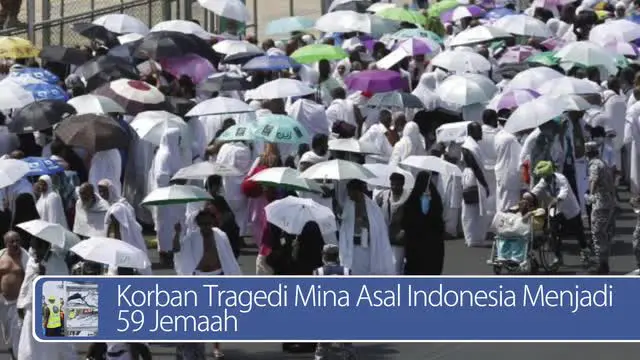 Daily TopNews hari ini akan menyajikan berita seputar Korban tragedi Mina asal Indonesia menjadi 59 jemaah, dan alasan merapikan tempat tidur di pagi hari. Seperti apa berita lengkapnya? Simak dalam video berikut.