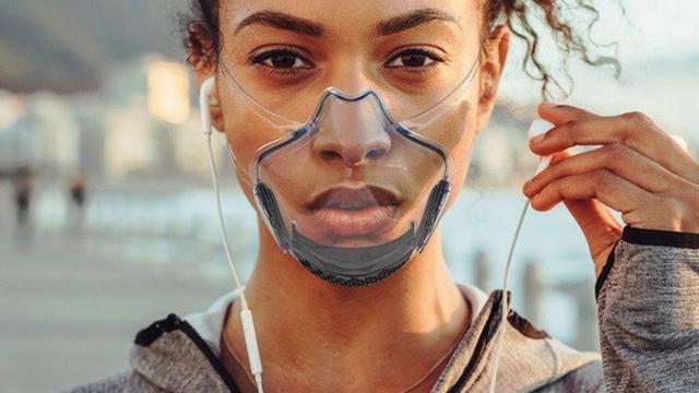 masker transparan di dunia