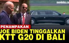 VIDEO: Detik-Detik Pesawat & Mobil 'The Beast' Presiden Joe Biden Tinggalkan G20 Bali