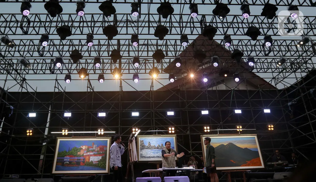 Sebelumnya, pada hari pertama Festival Musik Pestapora 2024, SBY unjuk kebolehan dengan tampil bernyanyi. (Liputan6.com/Herman Zakharia)