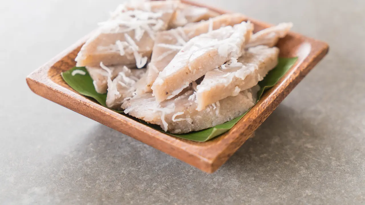 Singkong Rebus Fla Susu Keju