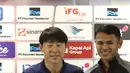 Shin Tae-yong tegaskan Timnas Indonesia bakal tampil habis-habisan saat hadapi Argentina di FIFA Matchday Juni 2023. (Liputan6.com/Helmi Fithriansyah)