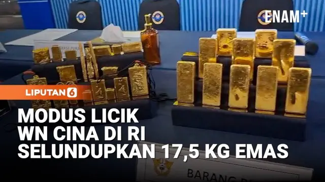 Modus Licik WN Cina Selundupkan 17,5 Kg Emas di RI, Disembunyikan di Koper & Mi Instan