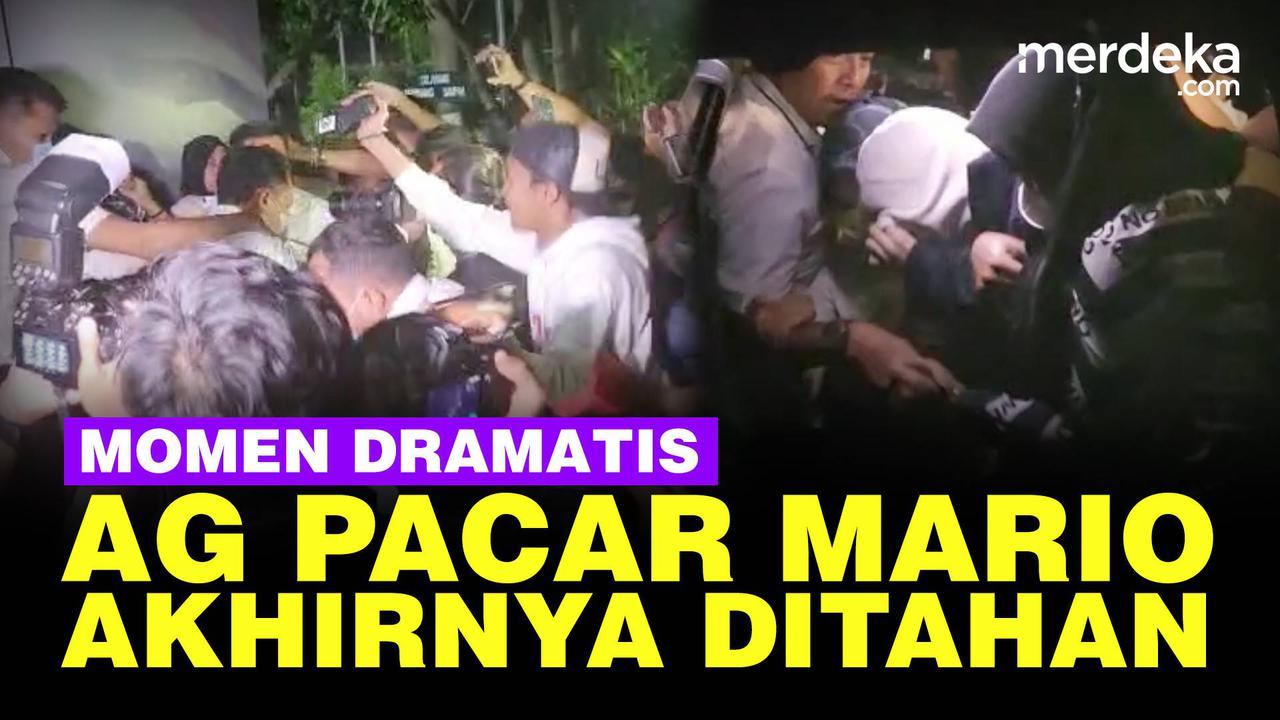 VIDEO: Penampakan AG Pacar Mario Dandy Ditahan, 6 Jam Diperiksa Polisi