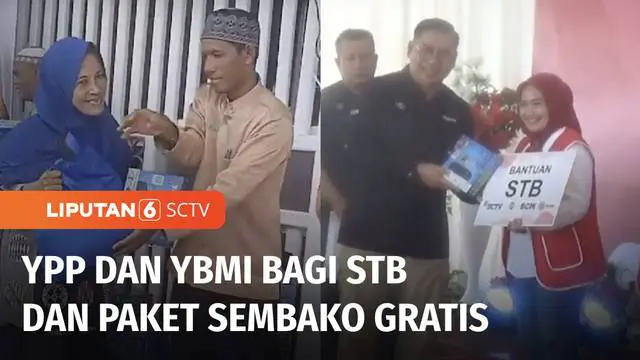 Mendukung kebijakan pemerintah dalam penghentian siaran analog atau analog switch off di Kota Palembang, 20 Maret 2023 mendatang, YPP SCTV-Indosiar dan Yayasan Bahtera Maju Indonesia membagikan STB dan sembako gratis kepada warga.