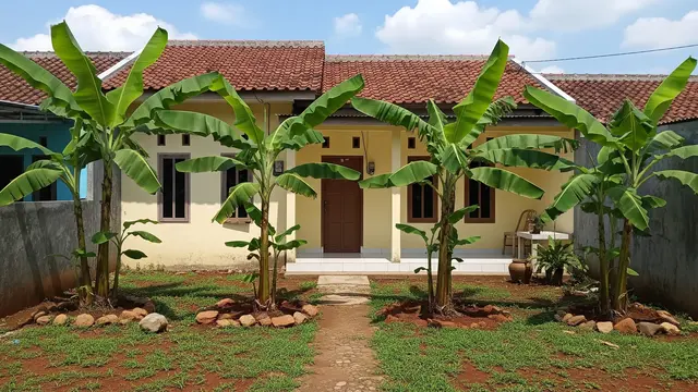 Jenis Pohon Pisang Pendek untuk Lahan Terbatas Model Cavendish Dwarf