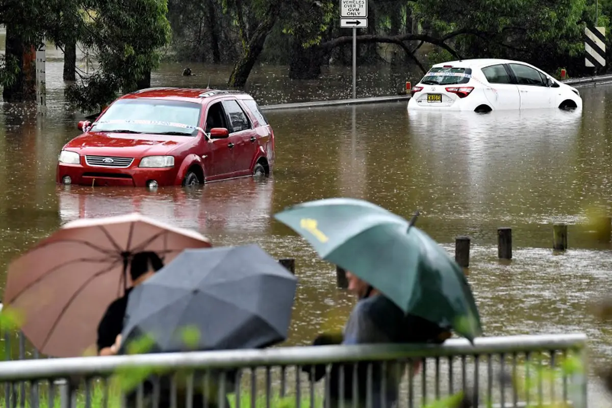 FOTO: Sydney Terendam Banjir Akibat Hujan Deras