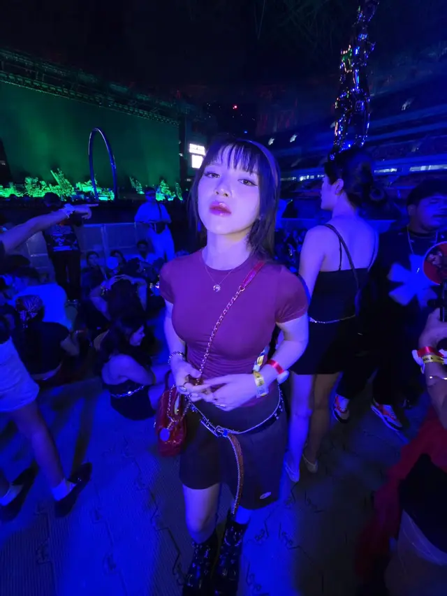 Tiara Andini nonton konser The Weeknd (instagram.com/tiaraandini)