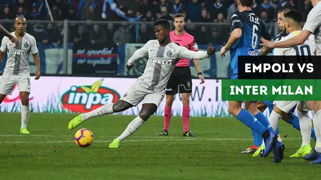 VIDEO: Highlights Serie A, Empoli Vs Inter Milan 0-1