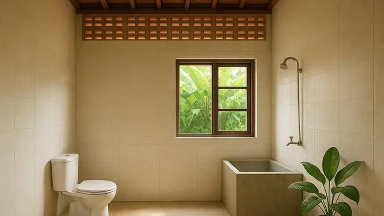 9 Model Kamar Mandi dan WC Sederhana di Kampung, Jadi Inspirasi Toilet Nyaman