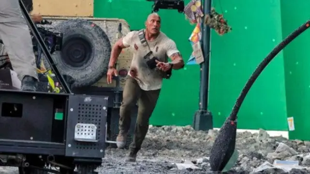 The Rock Syuting Rampage
