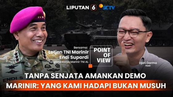 Tanpa Senjata Amankan Demo, Marinir: Yang Kami Hadapi Bukan Musuh
