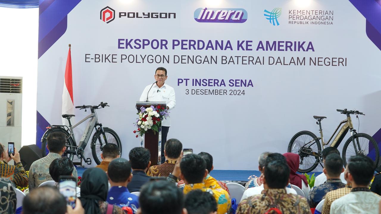 Indonesia Ekspor Sepeda Listrik ke Amerika dan Eropa Senilai Rp7,8 Miliar