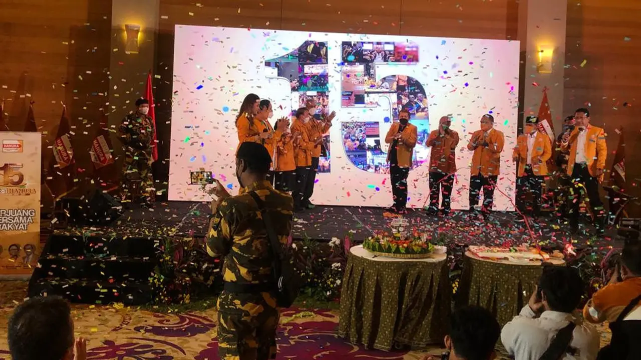 Peringatan HUT Partai Hanura ke 15 tahun.