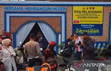 Polres Cianjur Dirikan Pos Pelayanan Mudik di Jalur Bandung-Cianjur untuk Kenyamanan Pemudik