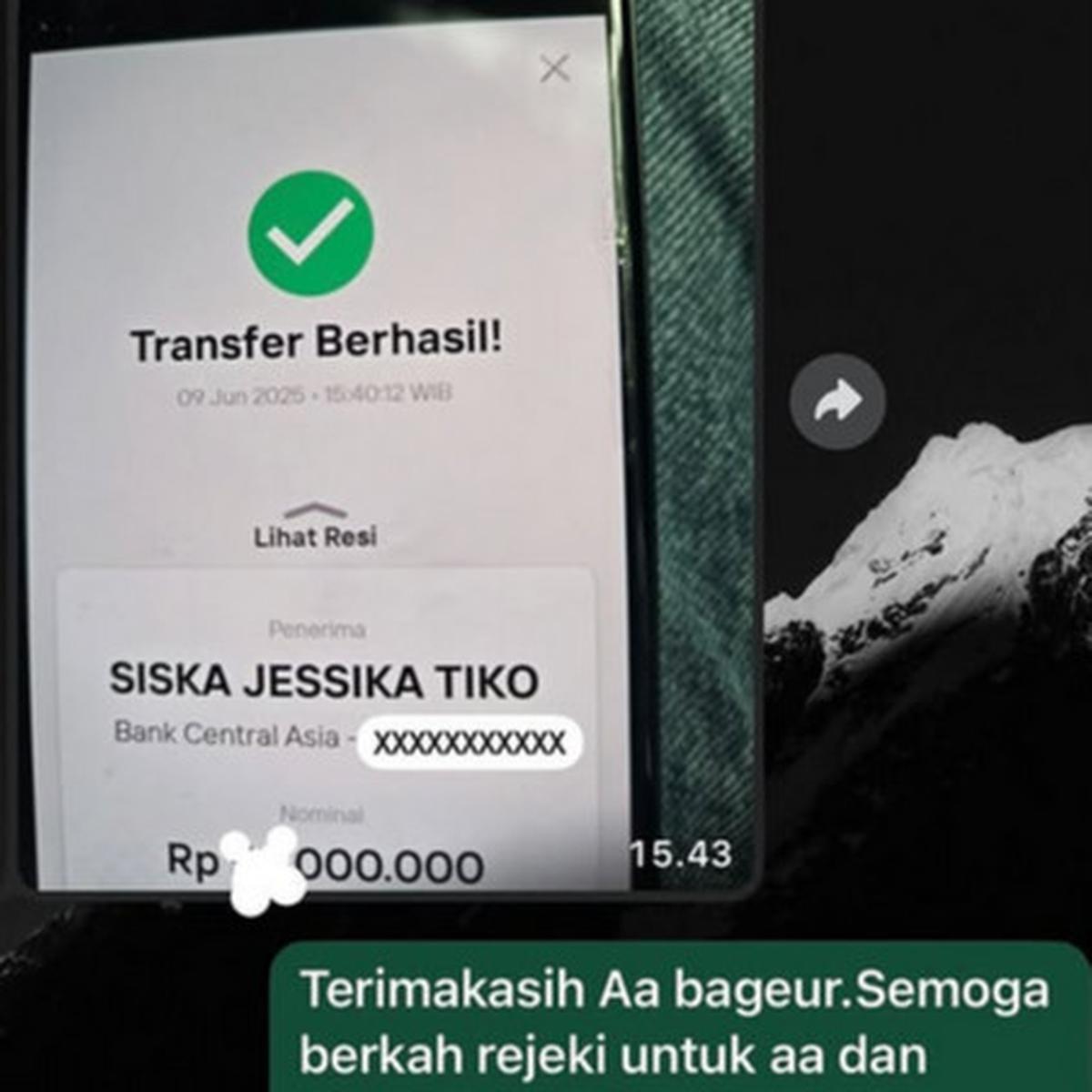 Salut! Raffi Ahmad Transfer Uang Diduga Puluhan Juta Untuk Bantu Biaya Pengobatan Ibu Chika Jessica