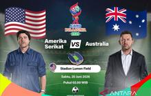 Piala Dunia 2026: Susunan Pemain Amerika Serikat vs Australia, Perebutan Tiga Poin Krusial