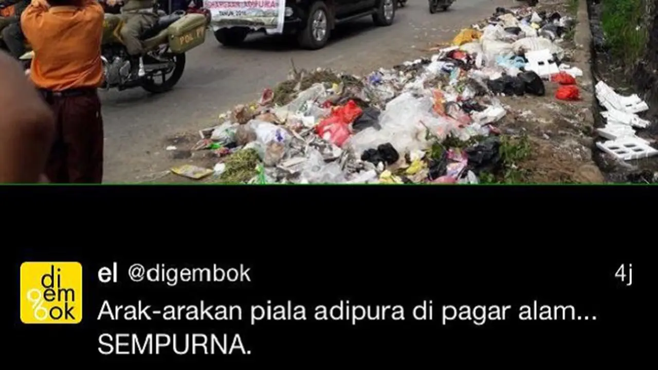 Setelah Raih Adipura Buana, Pagaralam Dikepung Tumpukan Sampah