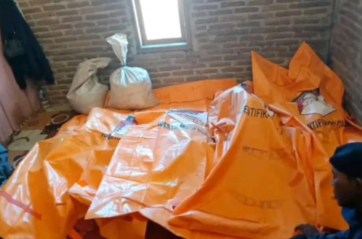 Kebakaran di Bombana menewaskan lima penghuni rumah. (merdeka.com/istimewa).