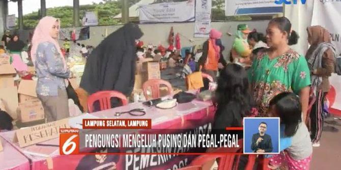 Pengungsi Tsunami Asal Lampung Selatan Mulai Terserang Penyakit