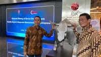 Sandiaga Uno bersama Founder KAHMIPreneur dan juga anggota komisi XI DPR RI, Kamrussamad di Jakarta. (Istimewa)