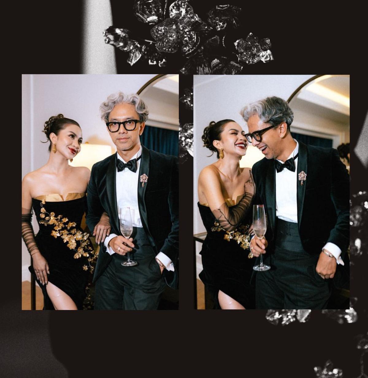 Ariel Tatum Memukau dalam Balutan Gaun Hitam Rancangan Didiet Maulana, Terinspirasi Hollywood Klasik!