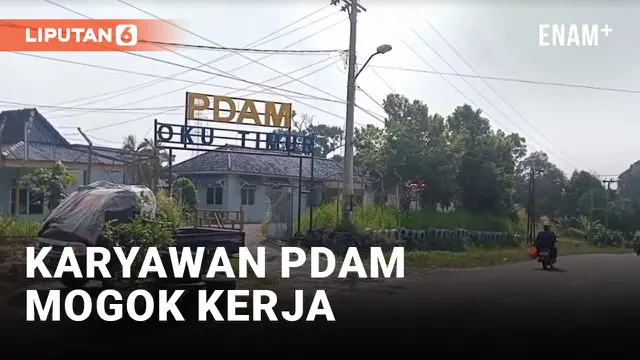 Gaji 10 Bulan Belum Dibayar, Karyawan PDAM Mogok Kerja