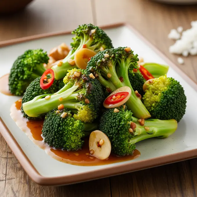 Tumis Brokoli Bawang Putih (Gemini AI)