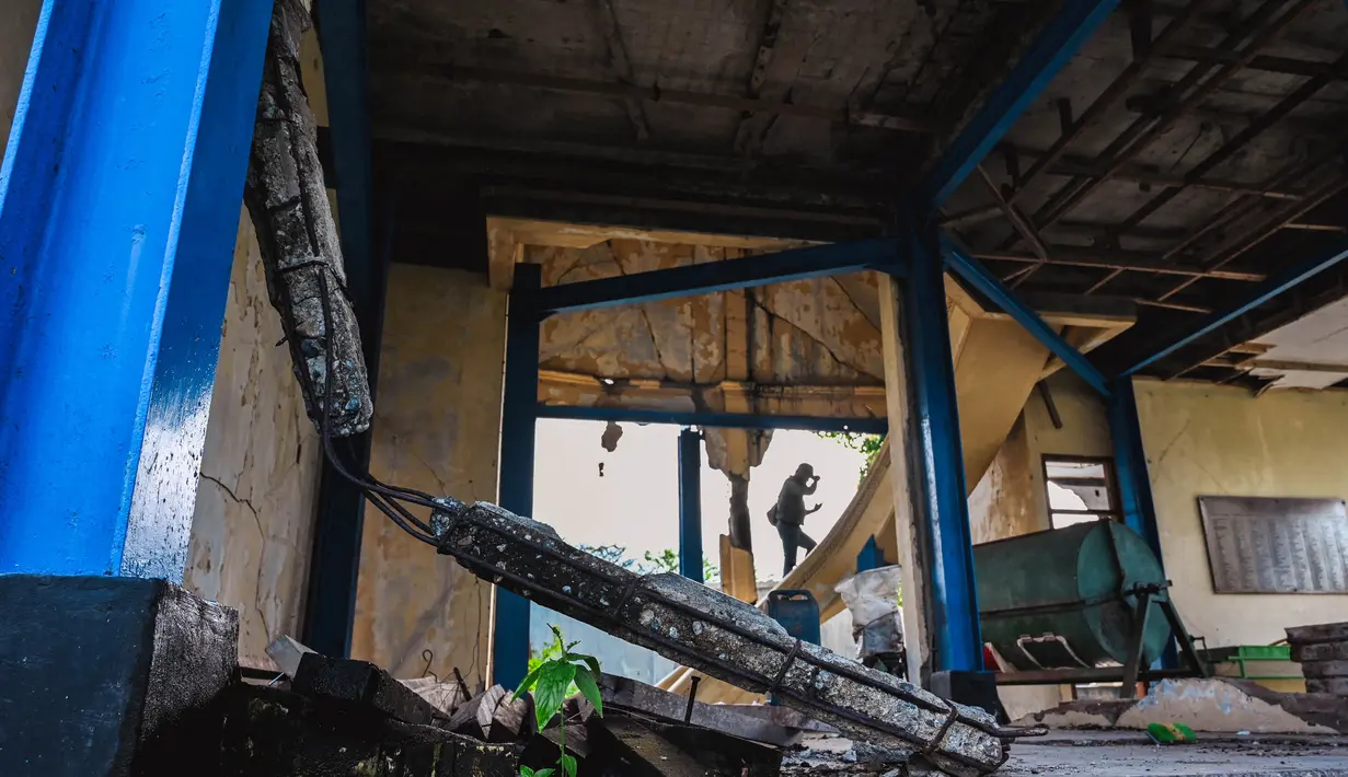 20 tahun lalu atau tepatnya pada 26 Desember 2004, gempa bumi berkekuatan magnitudo 9,1 menghantam pesisir Sumatera, Indonesia. (CHAIDEER MAHYUDDIN/AFP)