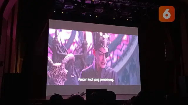 The Wizard of the Emerald City yang diputar dengan teks terjemahan bahasa Indonesia dalam festival Night of Cinema 2025 di Auditorium Perpustakaan Nasional Republik Indonesia, Jakarta, Senin (25/8/2025).