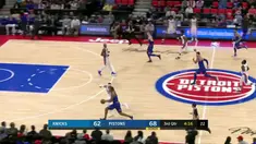 Berita video game recap NBA 2017-2018 antara Detroit Pistons melawan New York Knicks dengan skor 104-101.