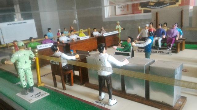 Rumah pintar pemilu KPU Cilacap. (Foto: Liputan6.com/Muhamad Ridlo)