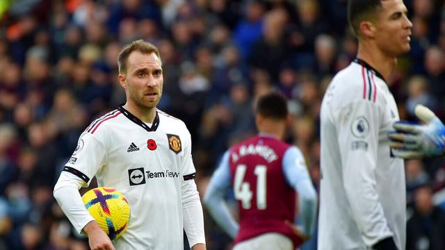 Gelandang Manchester United, Christian Eriksen.