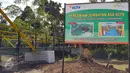 Lokasi Jembatan Asa ke-7 yang berada Desa Sukaraja, Kecamatan Palas, Kabupaten Kalianda, Lampung Selatan, Minggu (13/3). Pembuatan Jembatan ini menghabiskan biaya sekitar Rp  204 juta. (Liputan6.com/dok SCTV)