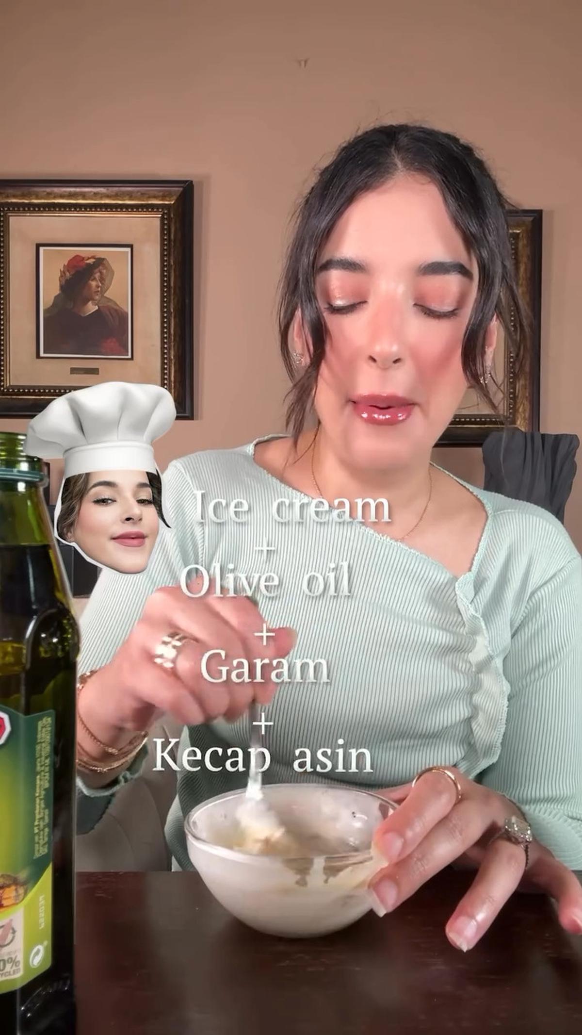 Momen Tasya Farasya Jajal Resep Unik Es Krim Dicampur Kecap Asin, Sebut Mirip Salted Caramel