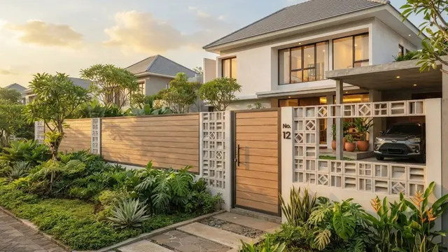 Model Pagar Rumah yang Cocok Dipadukan dengan Roster