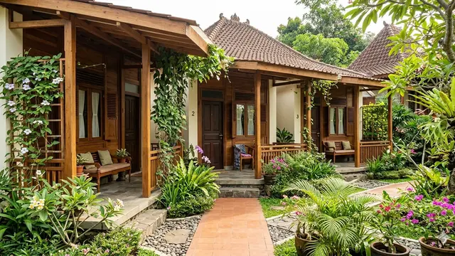 Kamar Kos di Halaman Rumah untuk Usaha Pensiunan (Foto: Gemini AI)